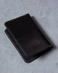Croots Malton Bridle Leather Passport Wallet Dark Havana