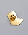 RRL Cowboy Boot pin enameled brass