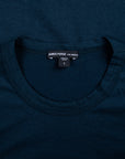 James Perse Elevated Lotus Jersey Short Sleeve Crew Neck Tee French Navy