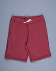 The Real McCoy's 9 Oz Loopwheel Shorts Maroon
