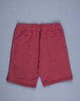 The Real McCoy's 9 Oz Loopwheel Shorts Maroon