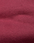 The Real McCoy's 9 Oz Loopwheel Shorts Maroon