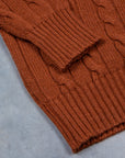 William Lockie Chirnside Cashmere Cable Crew Neck Volkan