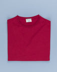 William Lockie x Frans Boone 30 gauge Loro Piana Merino's Crew Neck Chianti