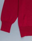 William Lockie x Frans Boone 30 gauge Loro Piana Merino's Crew Neck Chianti
