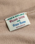 William Lockie x Frans Boone 30 gauge Loro Piana Merino's Crew Neck Sandstorm
