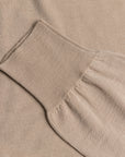 William Lockie x Frans Boone 30 gauge Loro Piana Merino's Crew Neck Sandstorm