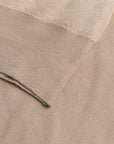 William Lockie x Frans Boone 30 gauge Loro Piana Merino's V-Neck Sandstorm
