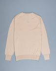 William Lockie x Frans Boone 30 gauge Loro Piana Merino's Crew Neck Sandstorm