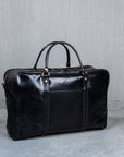 Croots Bridle Leather Holdall Black - Large