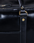 Croots Bridle Leather Holdall Black - Large
