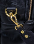 Croots Bridle Leather Holdall Black - Large