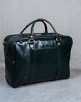 Croots Bridle Leather Holdall Racing Green - Medium