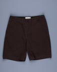 Remi Relief Side seamless vintage chino easy shorts Brown