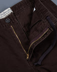 Remi Relief Side seamless vintage chino easy shorts Brown