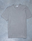 James Perse Crew Neck Reverse Slub Jersey T-Shirt Concrete