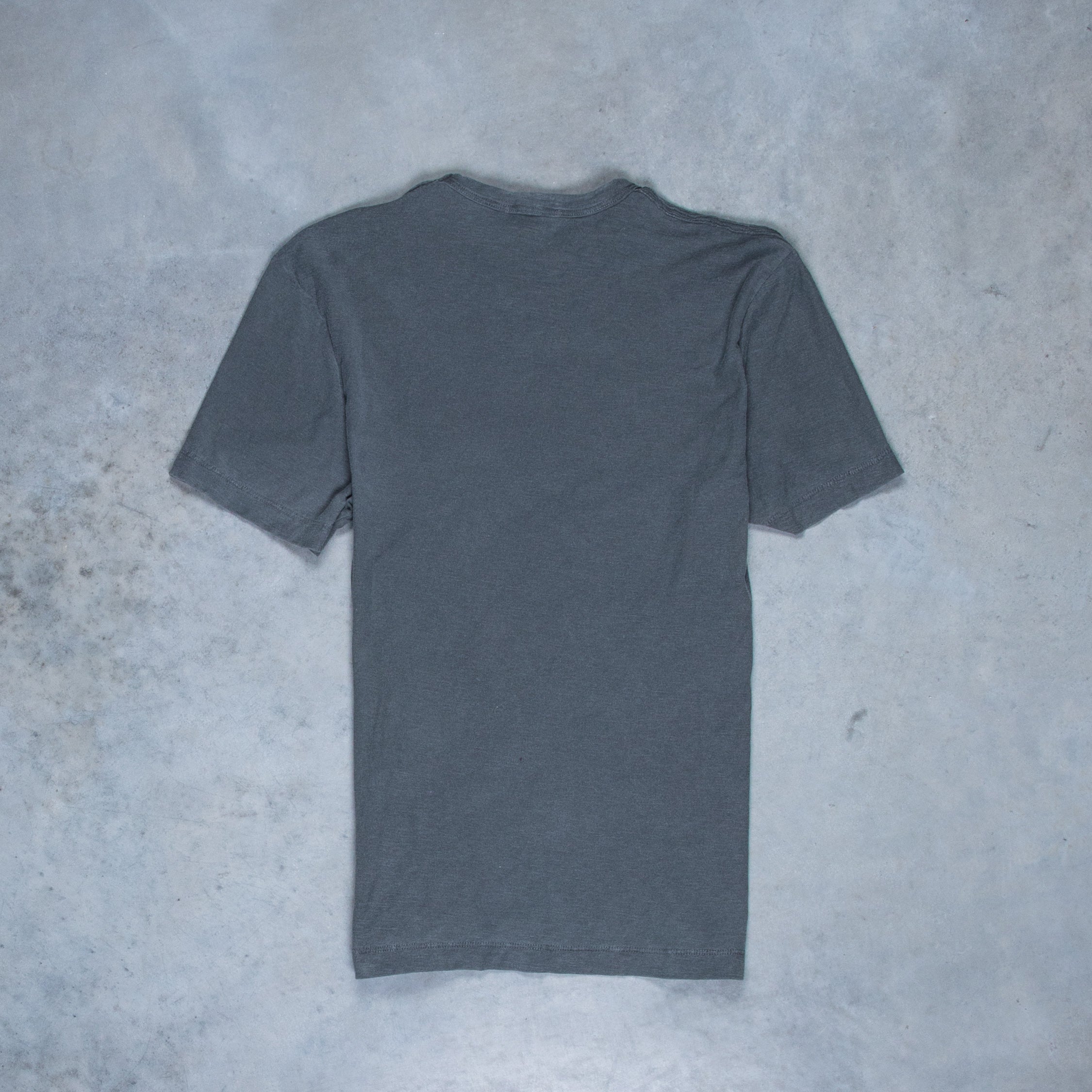James Perse Crew Neck Reverse Slub Jersey T-Shirt Fin Pigment