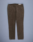 Remi Relief Corduroy stretch pants Khaki