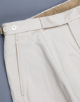 The Real McCoy's Joe McCoy 1950s Cotton Chino Trousers Beige