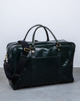 Croots Bridle Leather Holdall Racing Green - Large