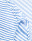 Gitman Vintage x Frans Boone Japanese woven stripe light Blue