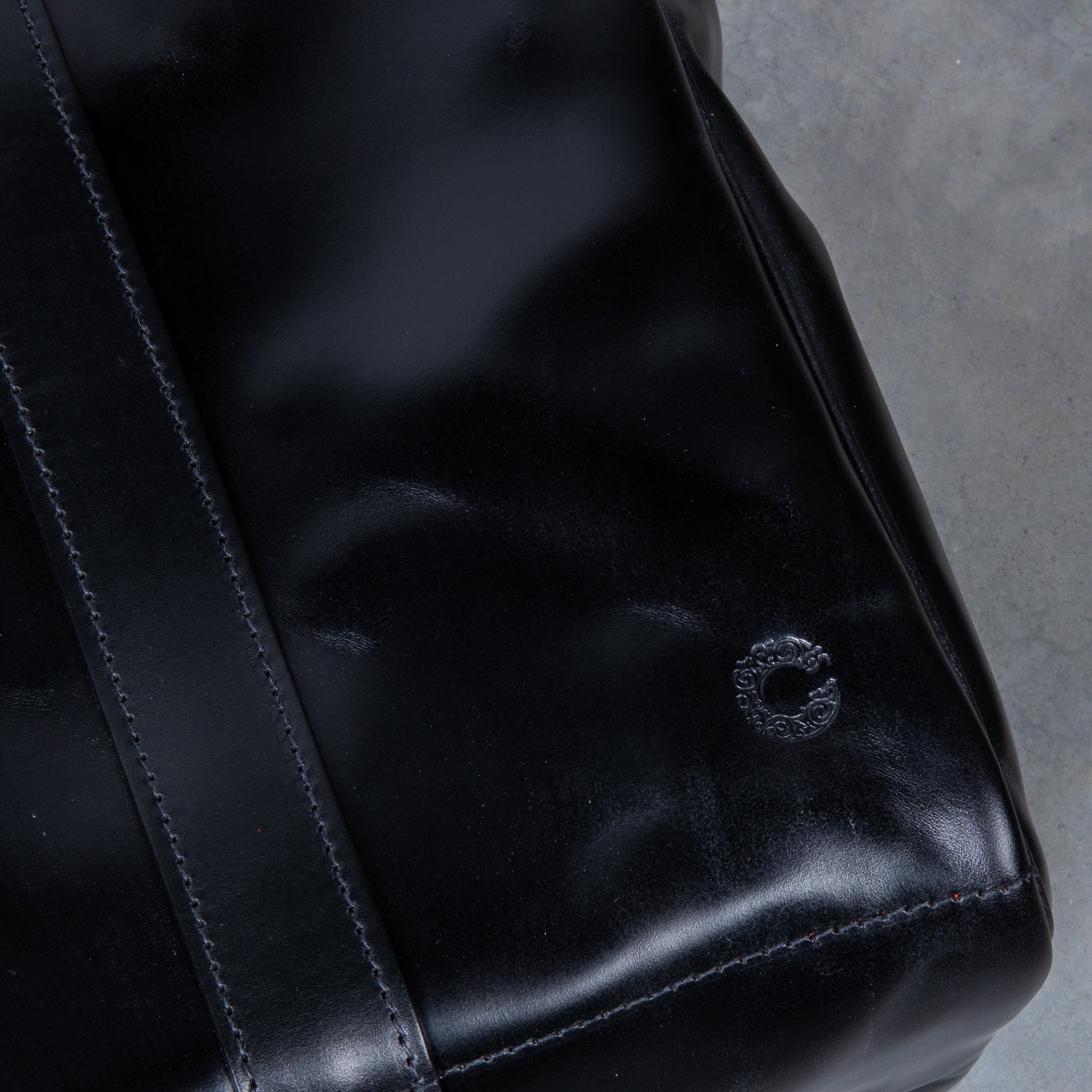 Croots Bridle Leather Holdall Black - Medium