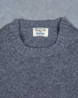 William Lockie x Frans Boone Nis Cashmere Crew Neck Dolomite/Heron