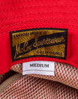The Real McCoy's Cotton Fishing Bucket Hat Red