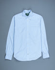 Gitman Vintage x Frans Boone Japanese woven poplin blue