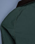 Manifattura Ceccarelli Rain Caban Dry Wax cloth Green