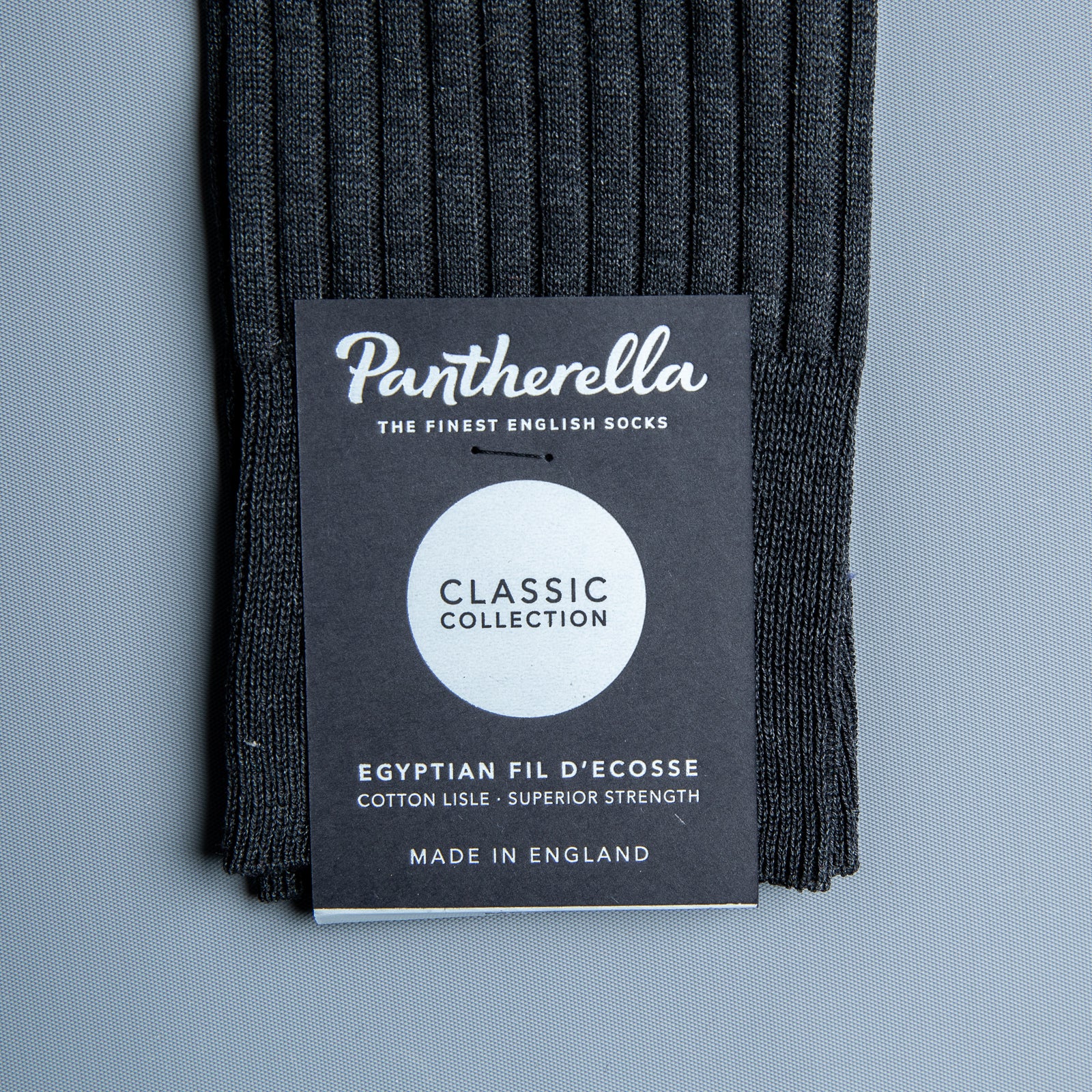 Pantherella Danvers Knee-High Dark Grey Mix