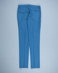 Incotex Model 64 Popelino Drawstring Pants Blu Medio