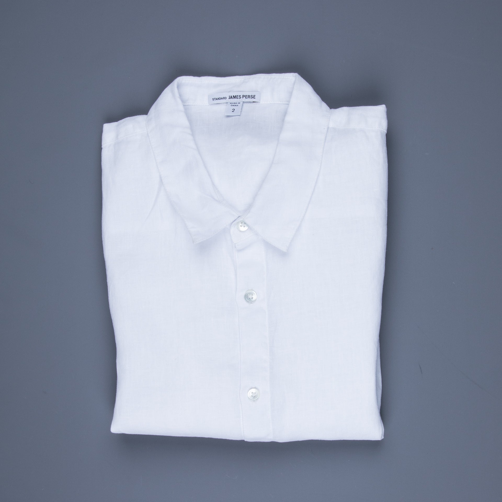 James Perse Classic Linen shirt white – Frans Boone Store