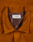 The Real McCoy's Corduroy Open Collar Shirt Mustard