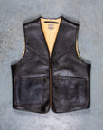 The Real McCoy's Type C-3 Vest MFG. Co Seal Brown