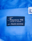Finamore Milano Shirt Collo Sergio Blu Avio