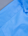 Finamore Milano Shirt Collo Sergio Blu Avio