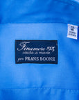 Finamore Milano Shirt Collo Eduardo Blu Avio