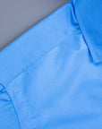 Finamore Milano Shirt Collo Eduardo Blu Avio