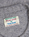 William Lockie x Frans Boone Alain Lambswool Crew Neck Flannel