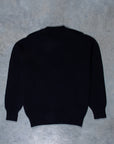 William Lockie x Frans Boone Alain Lambswool Crew Neck Navy