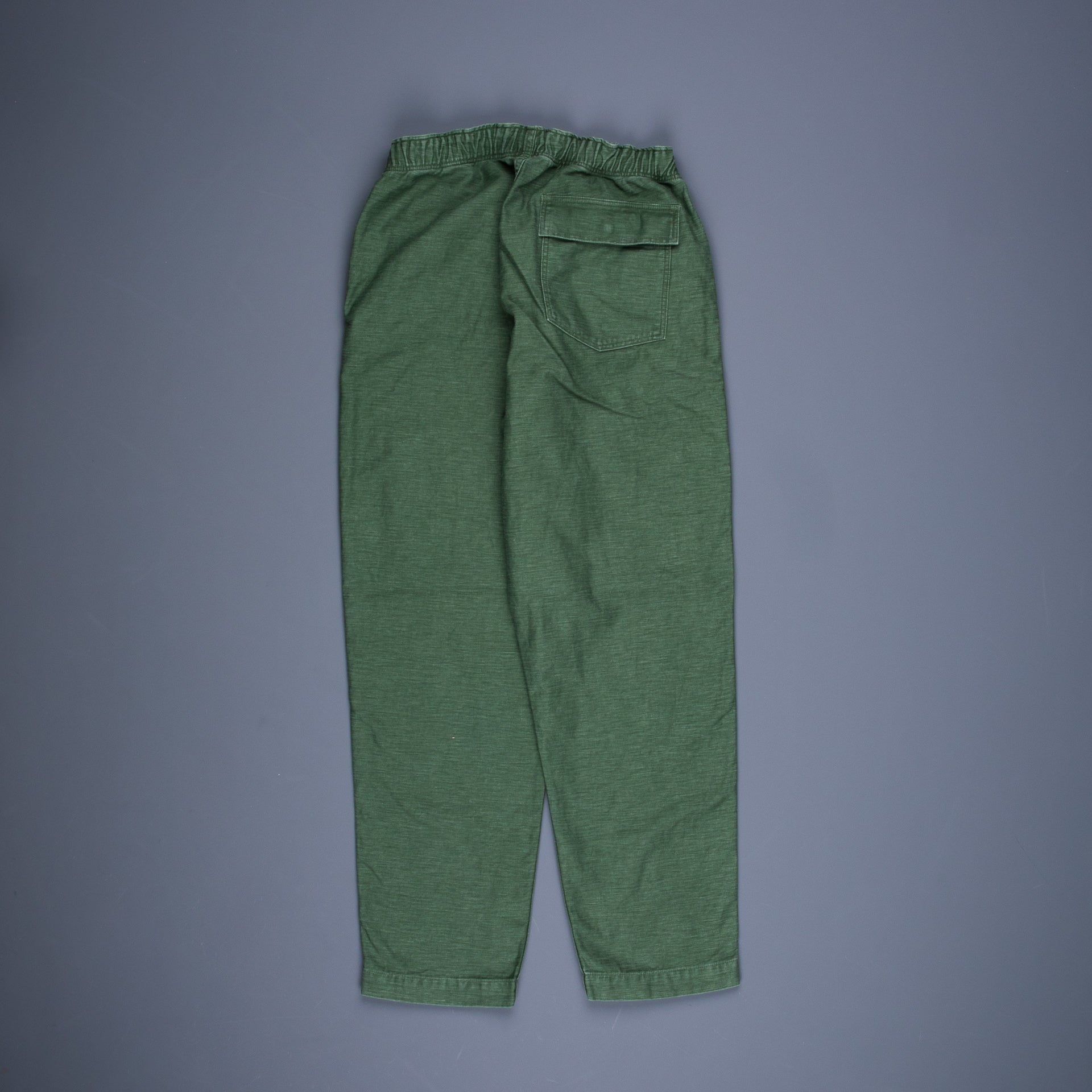 Orslow Easy Pants Reverse Sateen Used Green