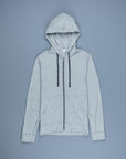 James Perse Vintage Heathered cotton hoodie heather grey