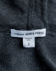 James Perse Vintage cotton hoodie Carbon