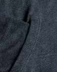 James Perse Vintage cotton hoodie Carbon