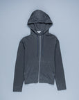 James Perse Vintage cotton hoodie Carbon