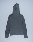 James Perse Vintage cotton hoodie Carbon