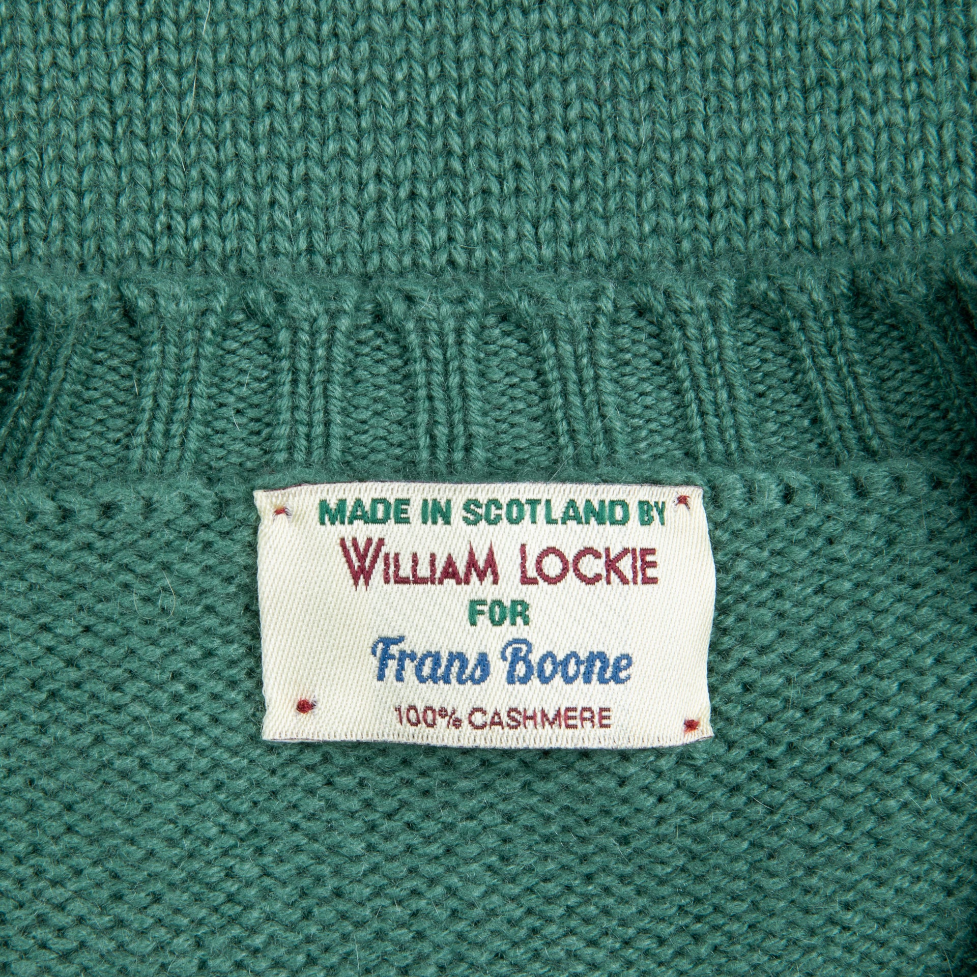 William Lockie x Frans Boone Nis Cashmere Crew Neck Beryl