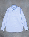 Finamore Napoli shirt Collar Lucio Royal Oxford Light Blue