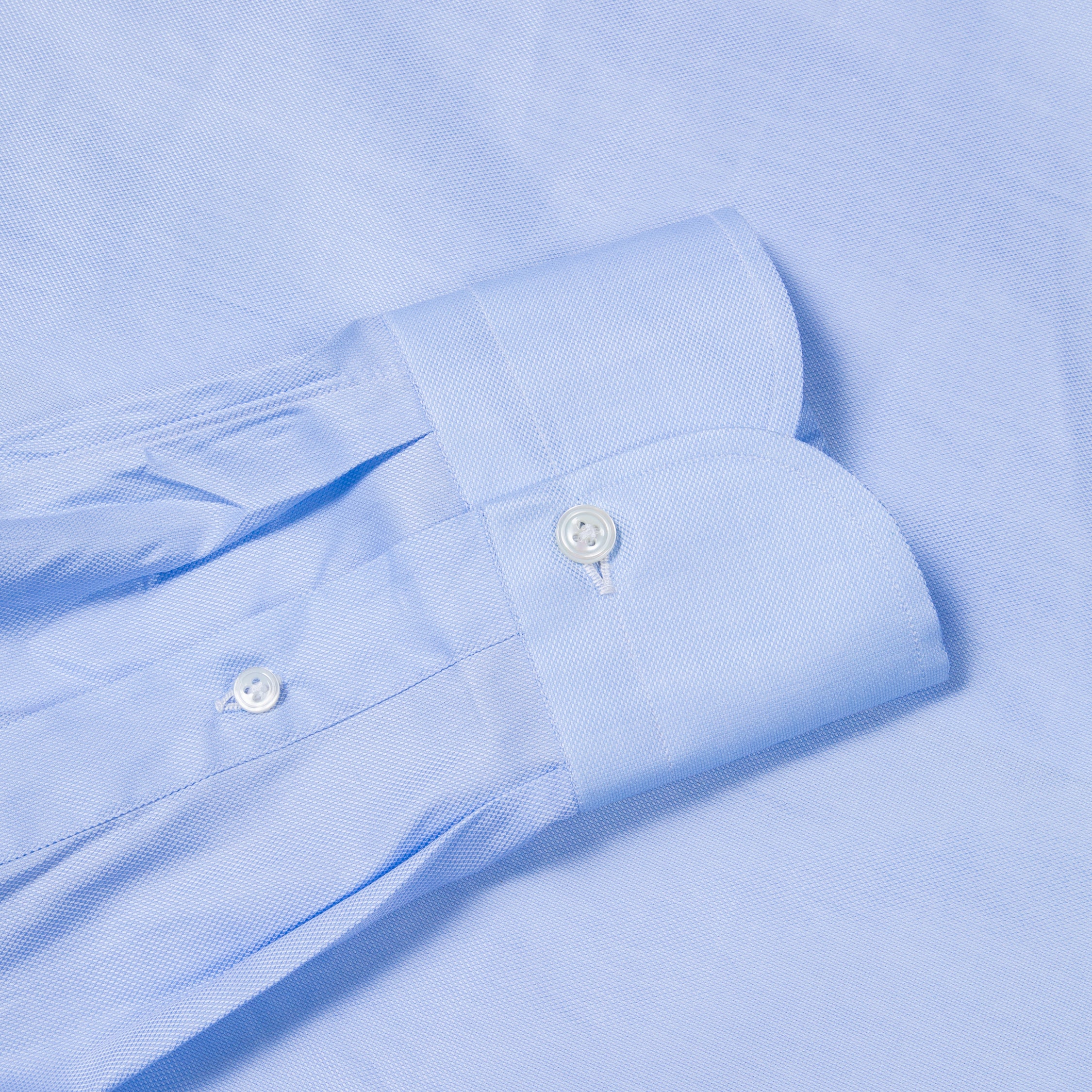 Finamore Milano shirt Collar Lucio Royal Oxford Light Blue